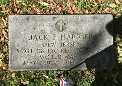 Jack F Harrier Gravemarker